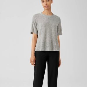 Eileen Fisher washable stretch black crepe pants size XS